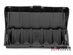 Cargo Carrier - Truck Bed Storage Box - Rough Country - With Lid - 56" Wide for Full Size Trucks